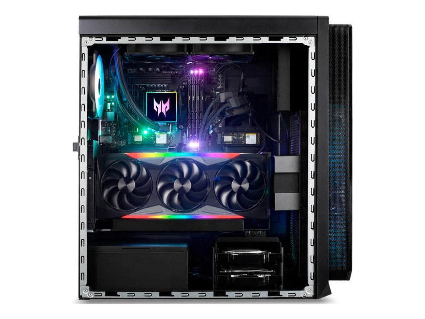 Gaming Desktop PC Predator Orion 7000 PO7-650-UR11 Intel Core I7-13700Kf 32GB DDR5 2TB HDD 1 TB Pcie SSD Geforce RTX 4080 Windows 11 Pro 64-Bit