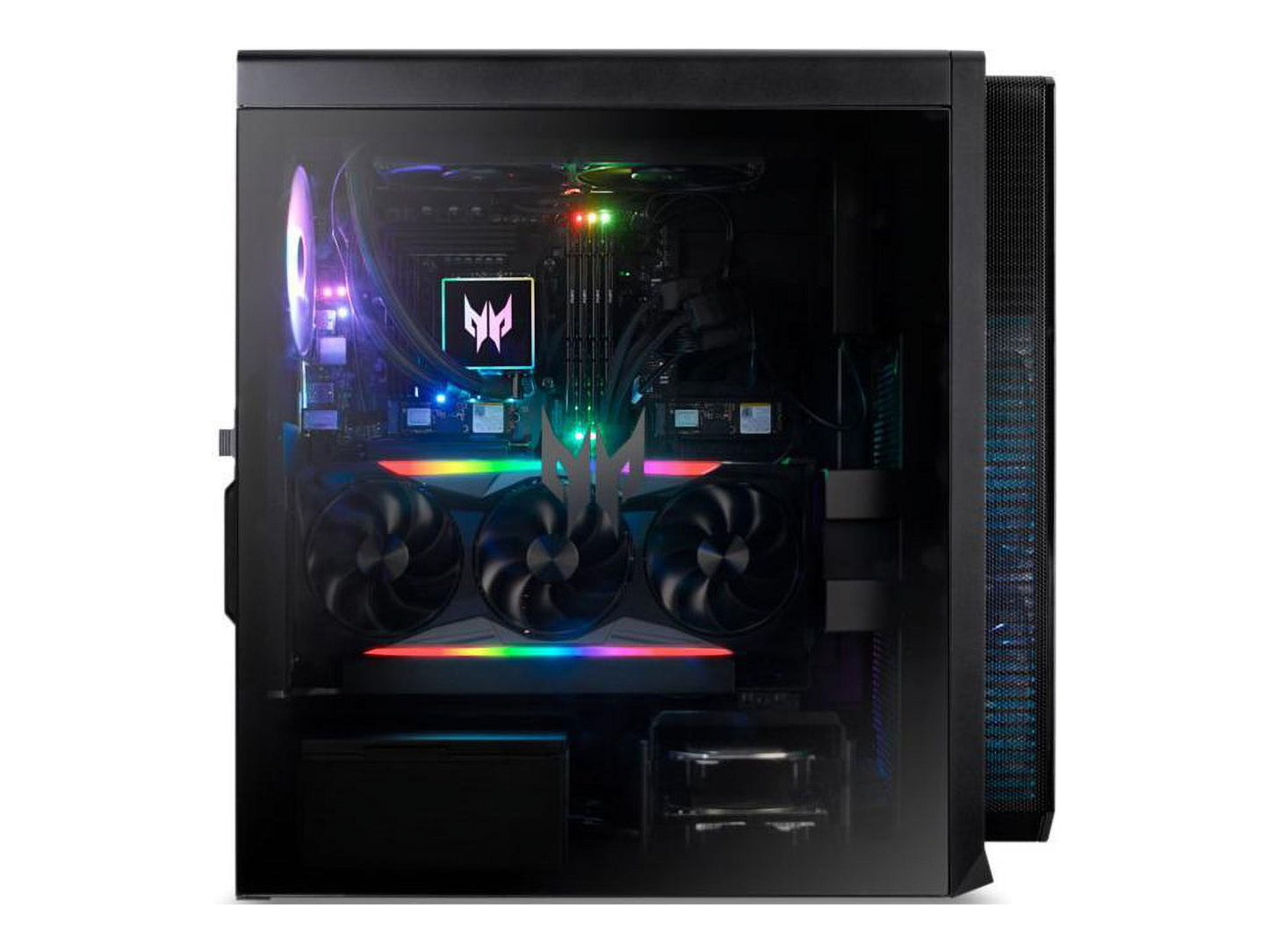 Gaming Desktop PC Predator Orion 7000 PO7-650-UR11 Intel Core I7-13700Kf 32GB DDR5 2TB HDD 1 TB Pcie SSD Geforce RTX 4080 Windows 11 Pro 64-Bit