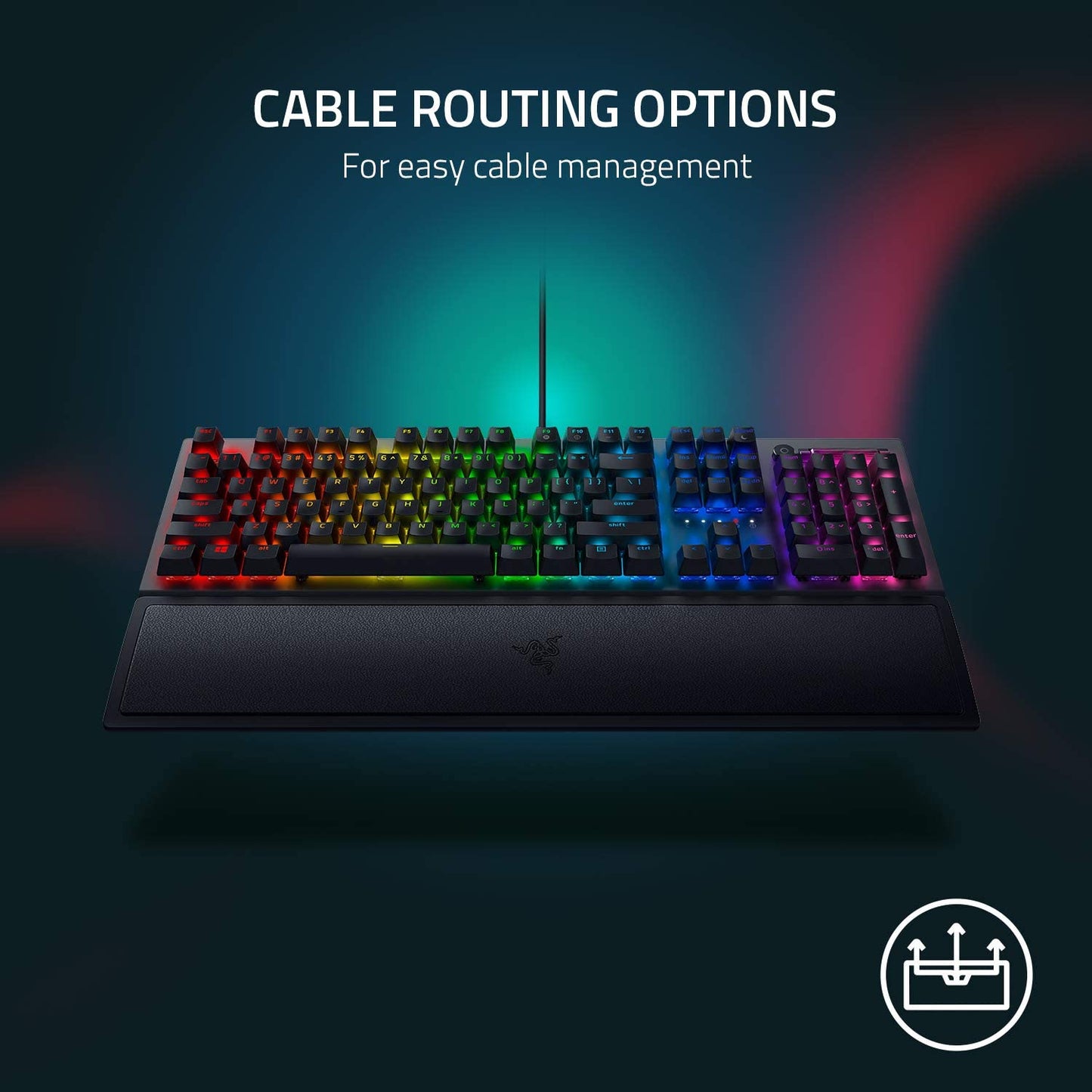 Blackwidow V3 Mechanical Gaming Keyboard: Green Mechanical Switches Tactile & Clicky - Chroma RGB - Compact Form Factor - Programmable Macros - Snap Tap