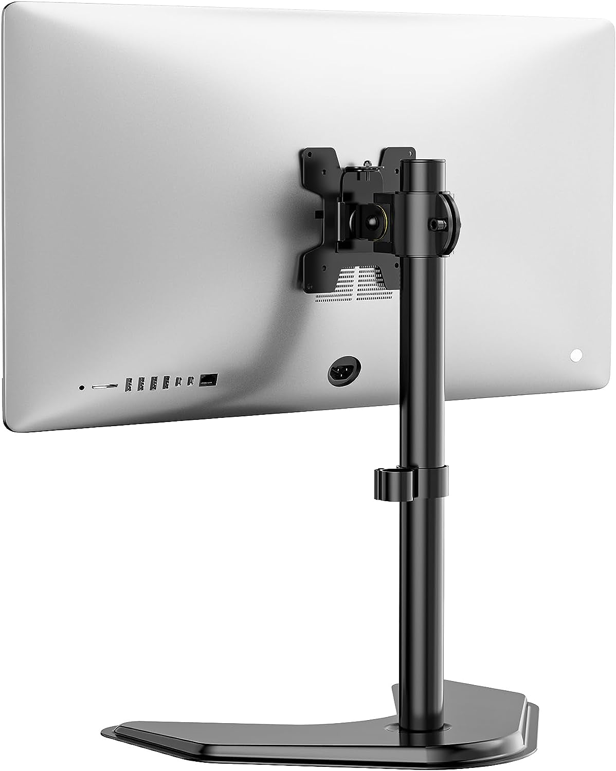 Adjustable Freestanding Monitor Stand for Screens up to 32 Inches, Compatible with HP, Acer, and LG Monitors, VESA Mounting Holes 75 to 100mm, Black